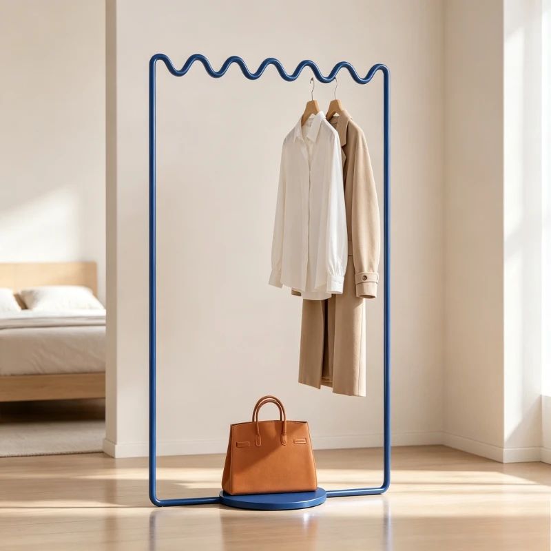 Nordic Minimalist Floor Coat Rack for Bedroom Living Room Furniture Simple Standing Clothes Hanger Entrance Garment Rack for Hat
Nordic Minimalist Floor Coat Rack for Bedroom Living Room Furniture Simple Standing Clothes Hanger Entrance Garment Rack for Hat