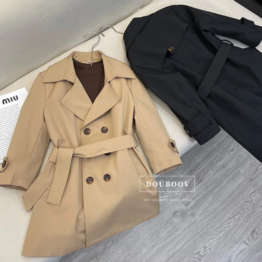 Teen School Kids Trench Coat Long Stylish Boys Windbreaker British Retro 2026 Autumn Winter Coat Fashion Outerwear for Children
Teen School Kids Trench Coat Long Stylish Boys Windbreaker British Retro 2026 Autumn Winter Coat Fashion Outerwear for Children