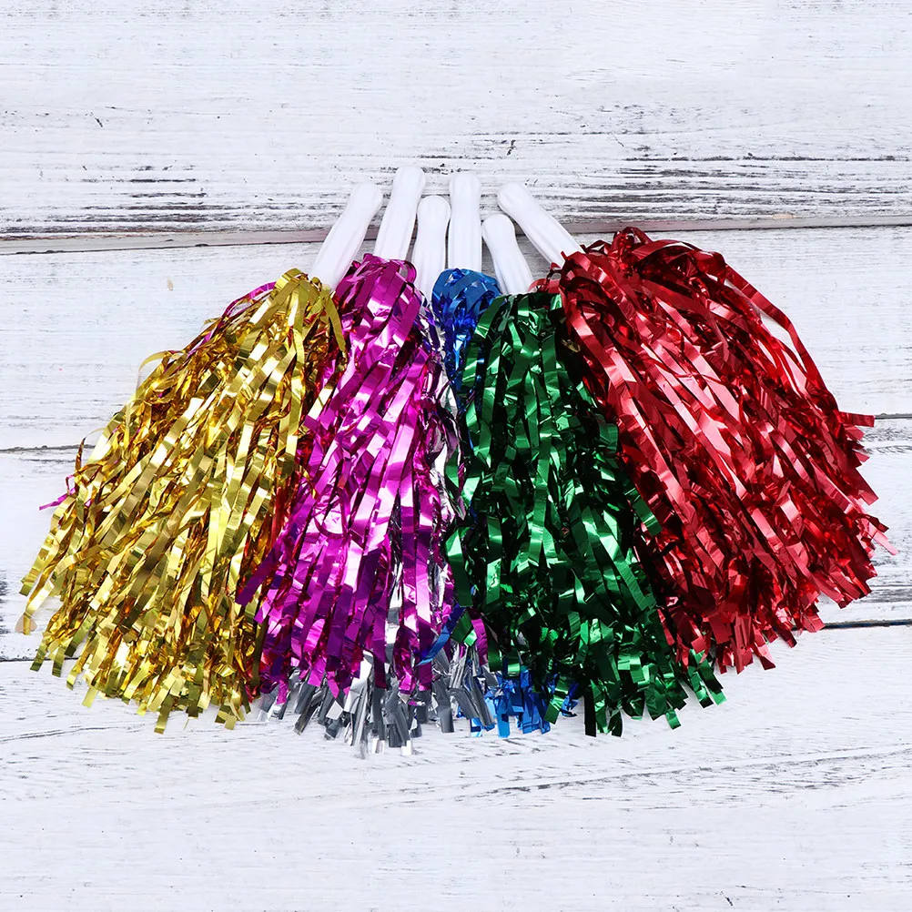 10Pcs Glitter Pompoms for Cheerleaders Plastic Cheer Poms Lightweight Unbreakable Ring Handle Cheerleading Props for College
10Pcs Glitter Pompoms for Cheerleaders Plastic Cheer Poms Lightweight Unbreakable Ring Handle Cheerleading Props for College