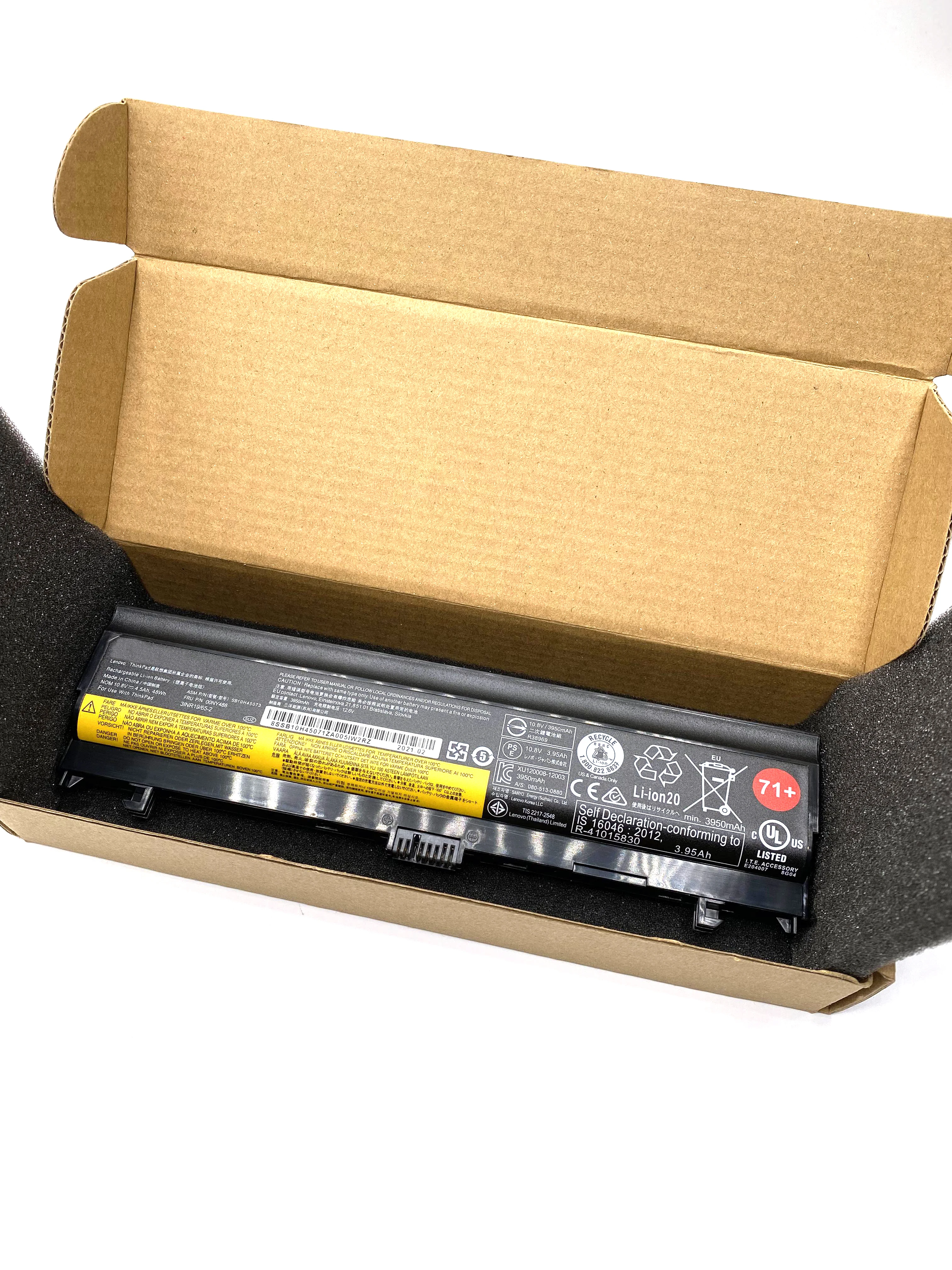 00NY486 00NY488 00NY489 Laptop Battery For Lenovo Thinkpad L560 L570 Series SB10H45071 SB10H45073 SB10H45074 71+
00NY486 00NY488 00NY489 Laptop Battery For Lenovo Thinkpad L560 L570 Series SB10H45071 SB10H45073 SB10H45074 71+