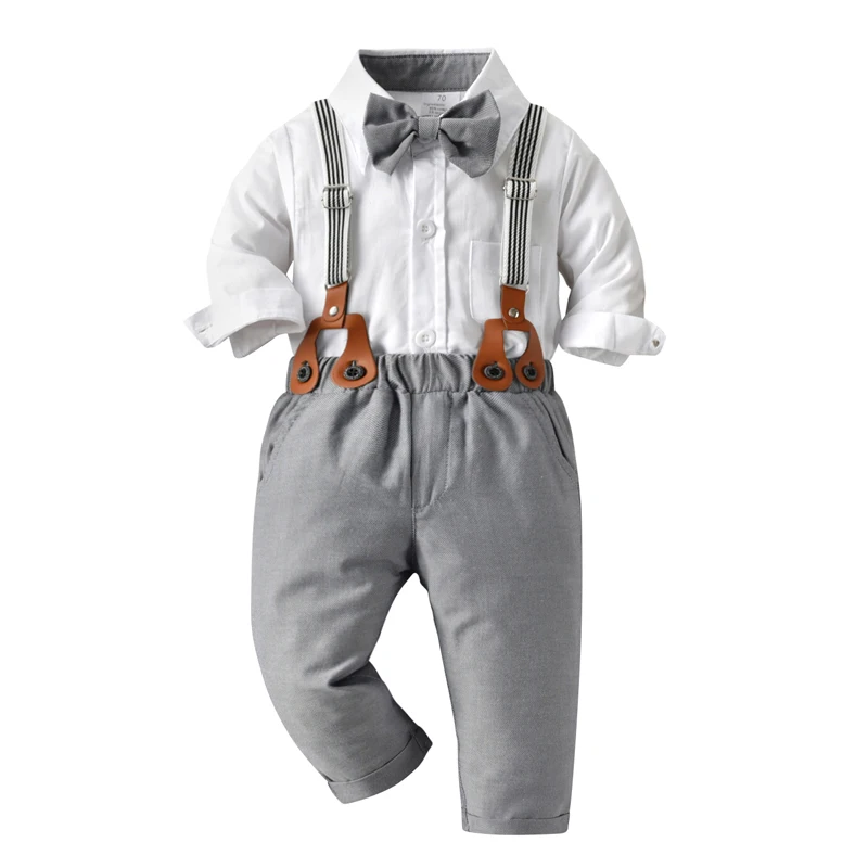 Variety Of Styles Kid Children Romper Long Sleeve Shirt Pants Set Formal Wear Boys Gentleman Outfits Infant Baby Suit
Variety Of Styles Kid Children Romper Long Sleeve Shirt Pants Set Formal Wear Boys Gentleman Outfits Infant Baby Suit
