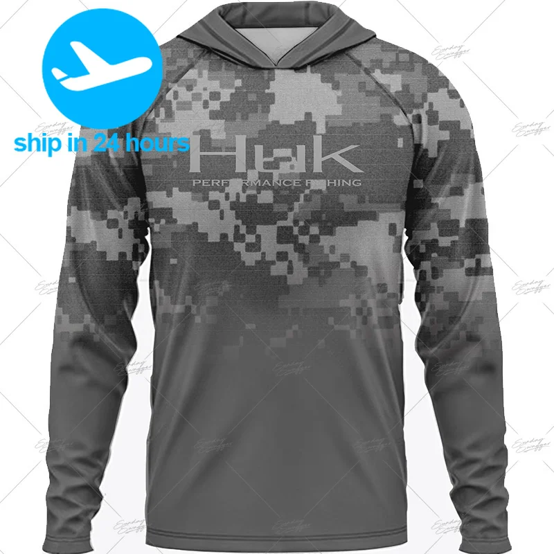 Men HUK Fishing Hoodie Clothes Summer Breathable Long Sleeve Fishing Jersey Sun Protection Camouflage Fishing Shirts
Men HUK Fishing Hoodie Clothes Summer Breathable Long Sleeve Fishing Jersey Sun Protection Camouflage Fishing Shirts