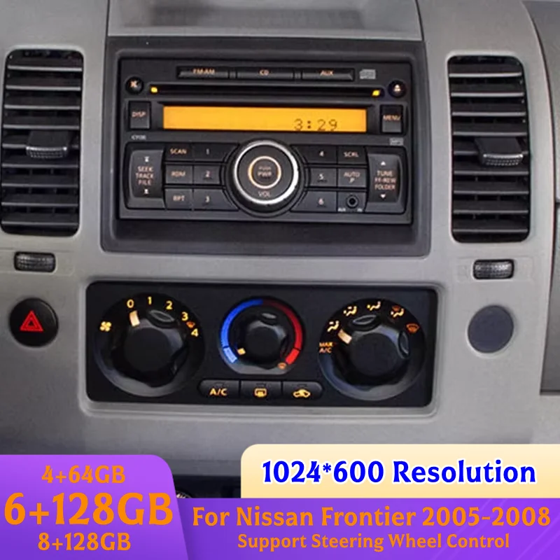 Car Radio Stereo For Nissan Frontier 2005-2008 8+128GB 7'' Wireless Android 15 Aut Google Map 2DIN Steering Wheel Control FM
Car Radio Stereo For Nissan Frontier 2005-2008 8+128GB 7'' Wireless Android 15 Aut Google Map 2DIN Steering Wheel Control FM