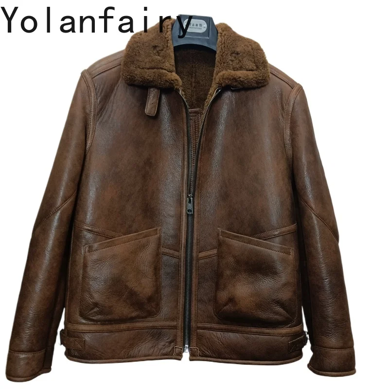 Куртка YOLANFAIRY из натуральной овчины высшего качества для мужчин, зимняя, 100% натуральный мех, повседневная теплая меховая куртка, пальто, чакетас
Куртка YOLANFAIRY из натуральной овчины высшего качества для мужчин, зимняя, 100% натуральный мех, повседневная теплая меховая куртка, пальто, чакетас