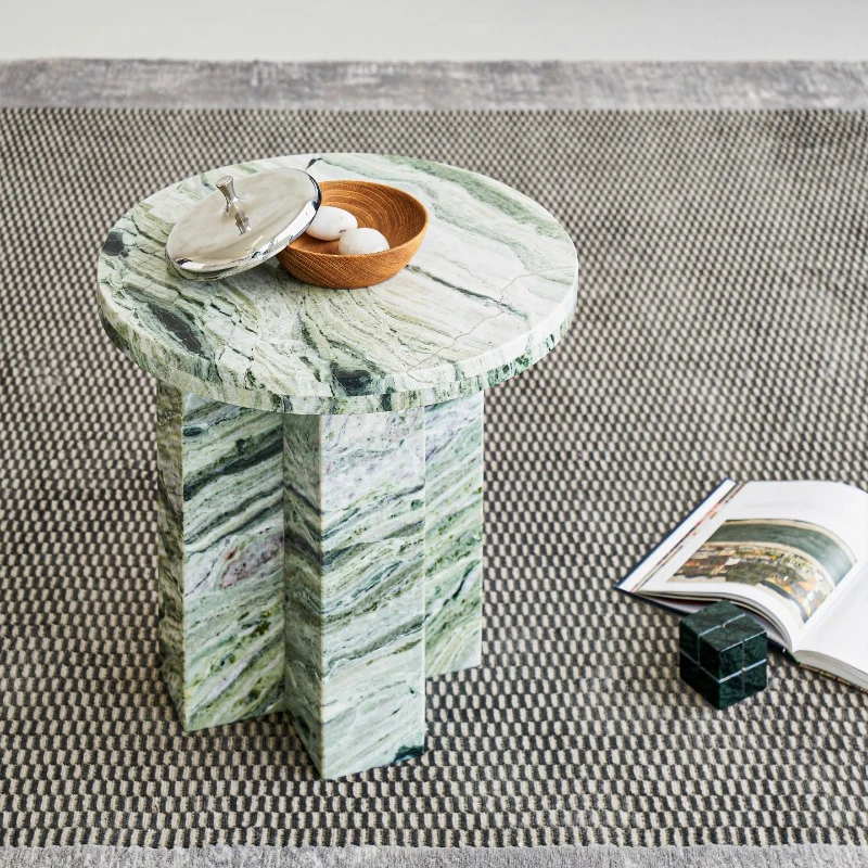 Sofa small edge table, light luxury, movable corner table, natural marble circular edge table
Sofa small edge table, light luxury, movable corner table, natural marble circular edge table