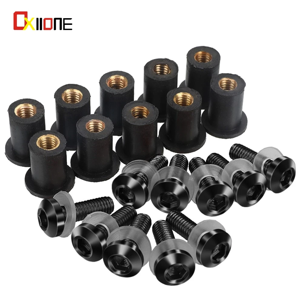 5MM Fairing Windscreen Bolts Kit For HONDA CBR600 F2 F3 F4 F4I CBR600RR CBR650R CBR900RR CBR929RR CBR954RR Windshield Screw Nuts
5MM Fairing Windscreen Bolts Kit For HONDA CBR600 F2 F3 F4 F4I CBR600RR CBR650R CBR900RR CBR929RR CBR954RR Windshield Screw Nuts