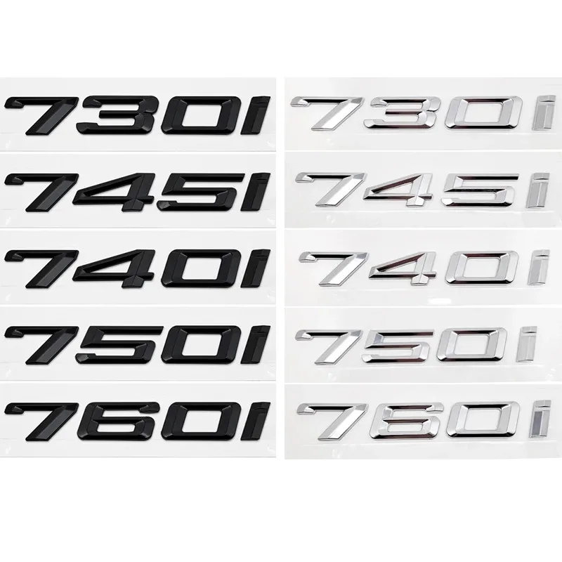 3D ABS Car Trunk Letters Logo Decals Badge Emblem Sticker For BMW 7 Series 730i 740i 745i 750i E38 E65 E66 F01 F02 G11 G12
3D ABS Car Trunk Letters Logo Decals Badge Emblem Sticker For BMW 7 Series 730i 740i 745i 750i E38 E65 E66 F01 F02 G11 G12