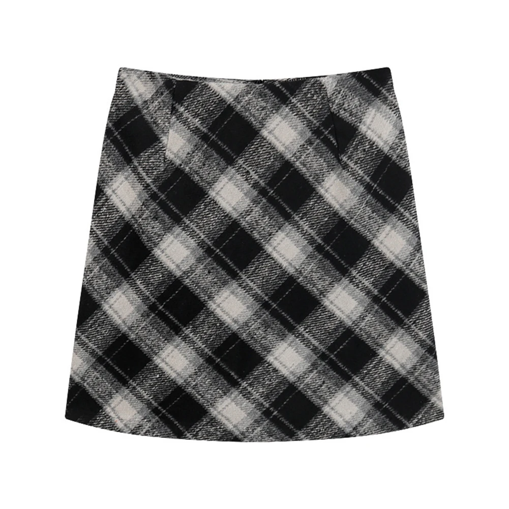 Basic Woolen A-line Skirt Womens Skirt Casual Plaid Skirt Black Versatile Woolen Skirt Comfortable Fit Daily Wear
Basic Woolen A-line Skirt Womens Skirt Casual Plaid Skirt Black Versatile Woolen Skirt Comfortable Fit Daily Wear