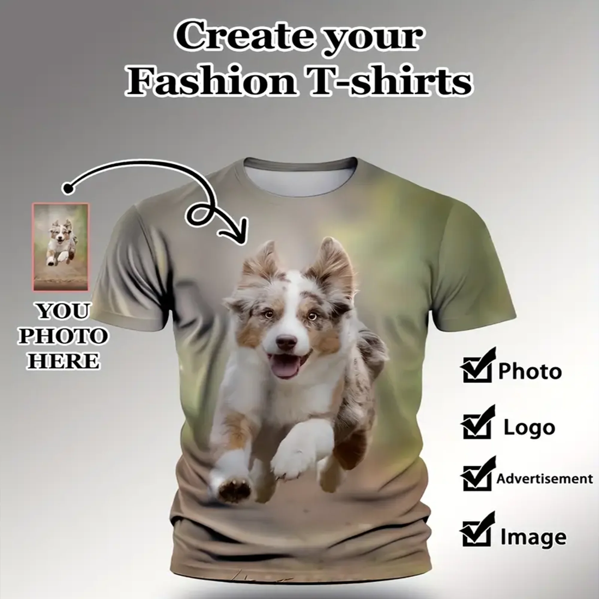 Your Exclusive 3D Print Customized Summer Casual Unisex O-neck T-shirts Loose Tees for Men Women Short Sleeve Tops Fast Dry tops
Your Exclusive 3D Print Customized Summer Casual Unisex O-neck T-shirts Loose Tees for Men Women Short Sleeve Tops Fast Dry tops