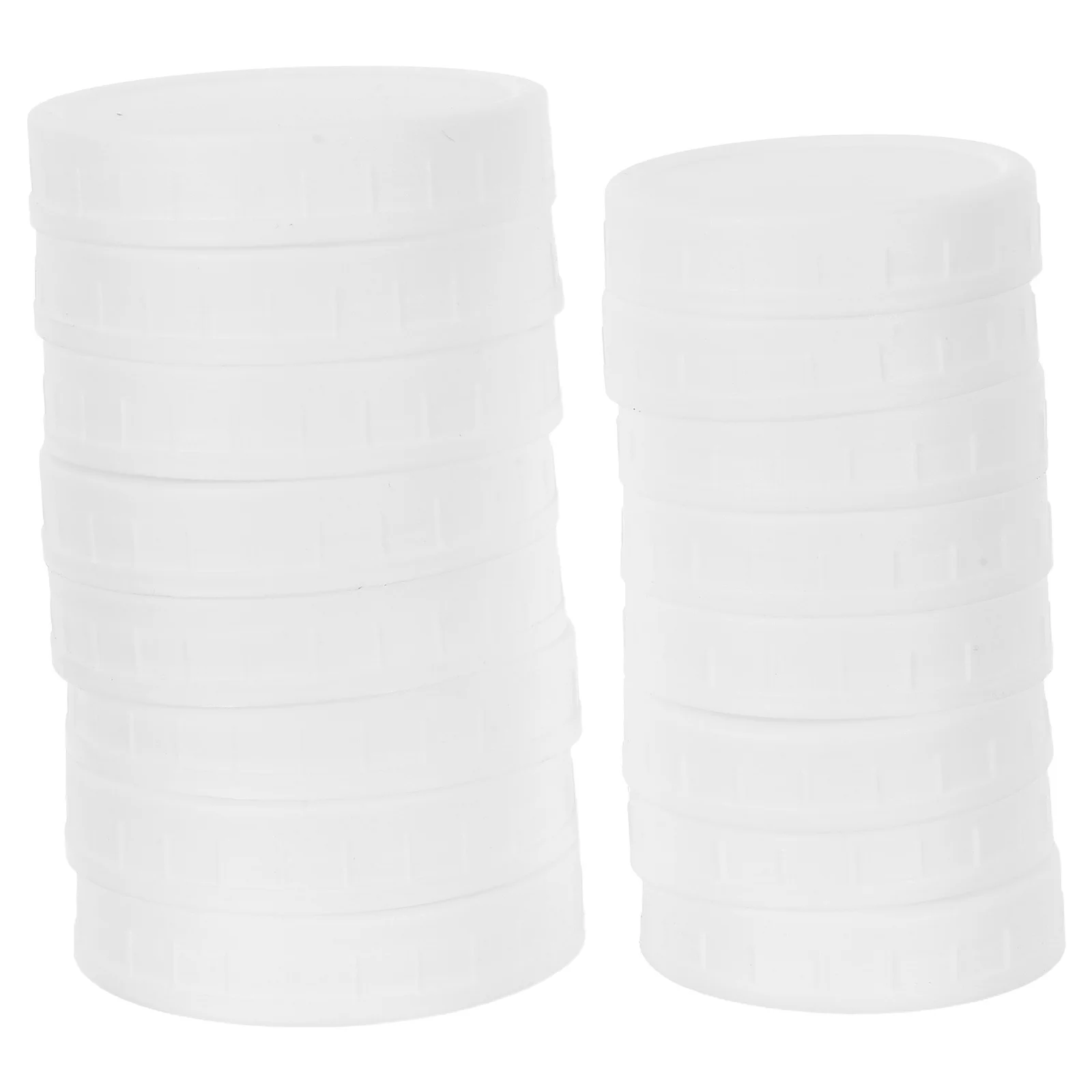 16pcs Plastic Mason Jar Lids Silicone Seal White Airtight Leakproof Caps For Wide Regular Mouth Jars Food Storage Reusable
16pcs Plastic Mason Jar Lids Silicone Seal White Airtight Leakproof Caps For Wide Regular Mouth Jars Food Storage Reusable