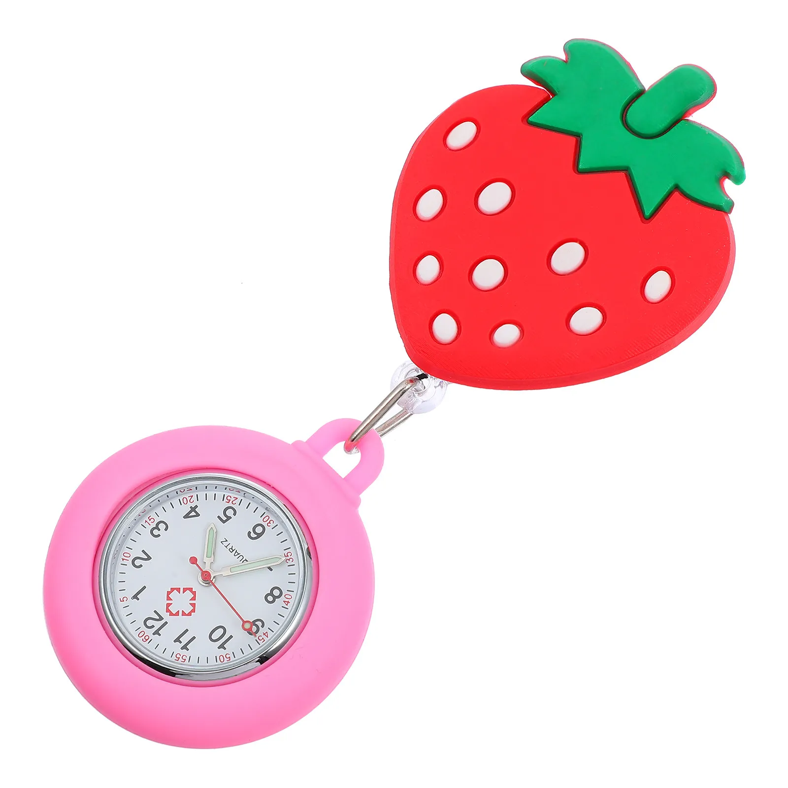 1Pcs Nurse Pocket Watch Cartoon Strawberry Luminous Stretchable Silicone Watch Nurse Gift Silicone Pocket
1Pcs Nurse Pocket Watch Cartoon Strawberry Luminous Stretchable Silicone Watch Nurse Gift Silicone Pocket