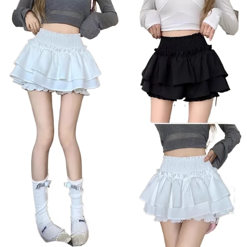 Women Balletcore Lolita Mini Skirt Cute Sweet Sexy Elastic High Waist Ball Gown Ruffle Patchwork Short Skirt Korean Y2K Clothing
Women Balletcore Lolita Mini Skirt Cute Sweet Sexy Elastic High Waist Ball Gown Ruffle Patchwork Short Skirt Korean Y2K Clothing