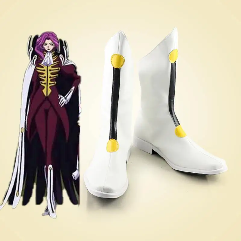 Обувь для косплея в стиле аниме Code Geass Code Li Britannia, ботинки, аксессуары для костюма на Хэллоуин, реквизит
Обувь для косплея в стиле аниме Code Geass Code Li Britannia, ботинки, аксессуары для костюма на Хэллоуин, реквизит