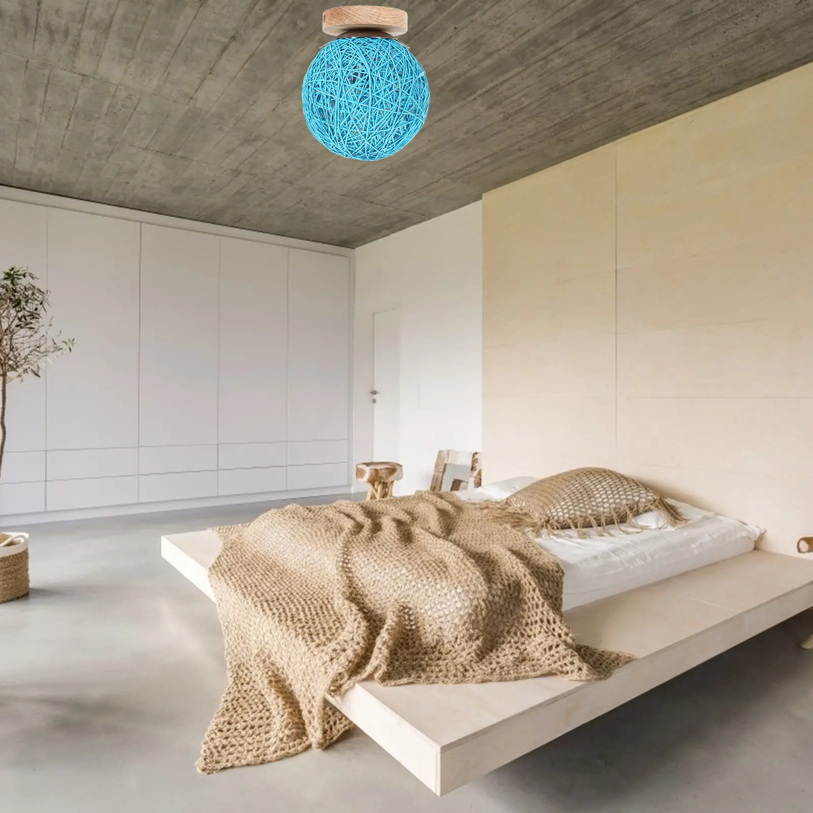 Rattan Wooden Ceiling Light Decorative Modern Style Flush Mount Ceiling Lamp for Living Room Bathroom Balcony Interior Lighting
Rattan Wooden Ceiling Light Decorative Modern Style Flush Mount Ceiling Lamp for Living Room Bathroom Balcony Interior Lighting