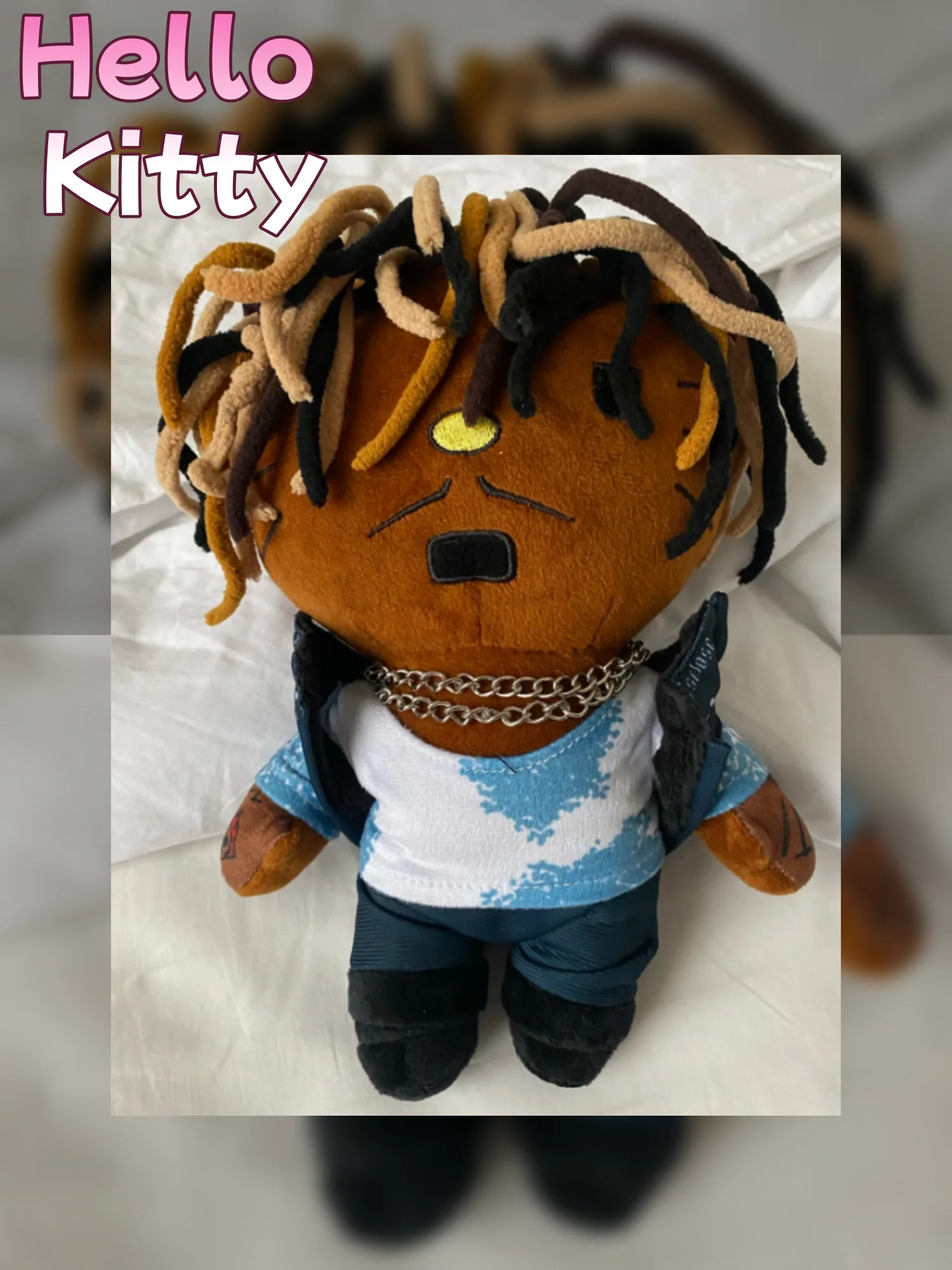 Hello Kitty Plush Doll Braided Head Vest Boy Figure Stuffed Toys Cute Boys Girls Birthday Gifts
Hello Kitty Plush Doll Braided Head Vest Boy Figure Stuffed Toys Cute Boys Girls Birthday Gifts