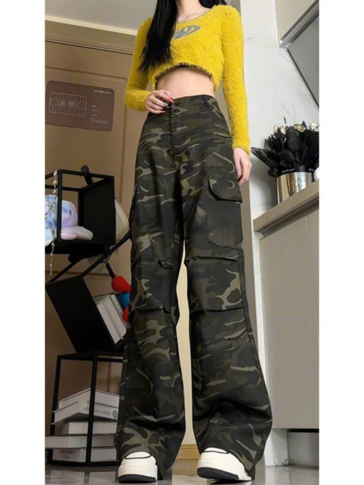 American Style Camouflage Work Pants Men's Spring Autumn Loose Straight Leg Long Trousers Micro Flared Wide Leg Pants
American Style Camouflage Work Pants Men's Spring Autumn Loose Straight Leg Long Trousers Micro Flared Wide Leg Pants