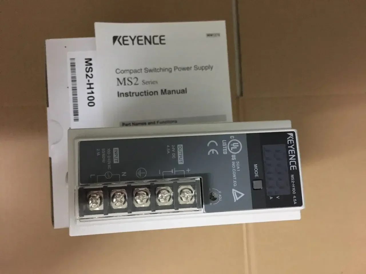 Специальная распродажа нового оригинального блока питания KEYENCE: MS2-H300 в Японии.
Специальная распродажа нового оригинального блока питания KEYENCE: MS2-H300 в Японии.