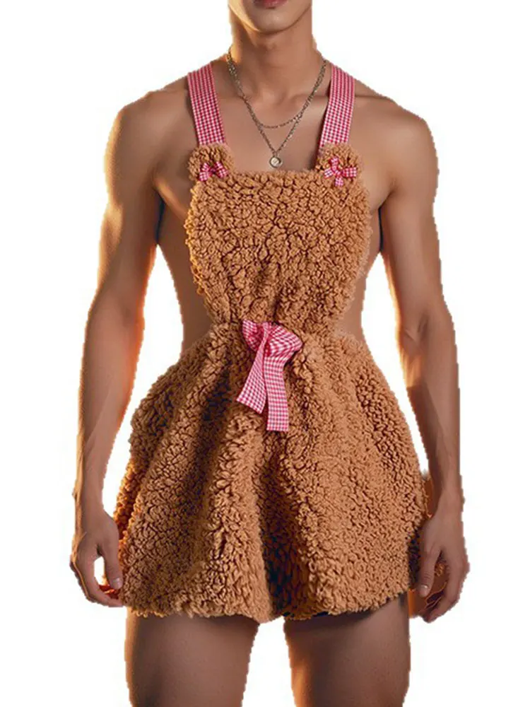 plus size Sexy porno lingerie cute male servant costume cartoon apron flirting abstinence male Expose back crotchless uniform
plus size Sexy porno lingerie cute male servant costume cartoon apron flirting abstinence male Expose back crotchless uniform