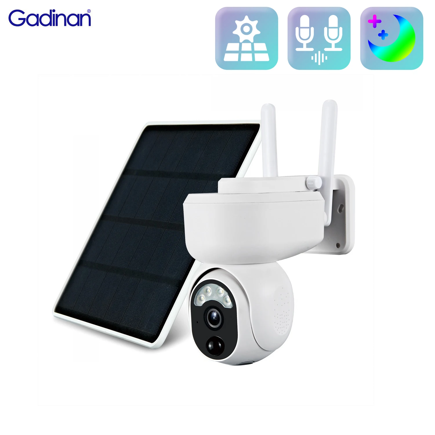 Gadinan Mini WIFI/4G IP Camera Solar Panel 4MP Low Power Consumption Video Surveillance Two-Way Audio 4.0X Digital Zoom Monito
Gadinan Mini WIFI/4G IP Camera Solar Panel 4MP Low Power Consumption Video Surveillance Two-Way Audio 4.0X Digital Zoom Monito