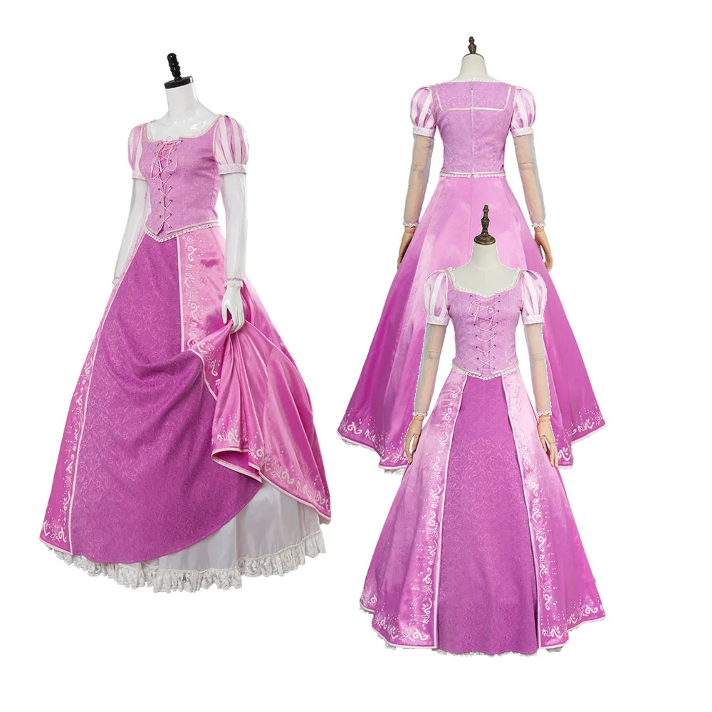 Adult Women Fantasy Tangled Cosplay Pink Princess Skirt Costume Girls Dress Outfits Halloween Carnival Suit
Adult Women Fantasy Tangled Cosplay Pink Princess Skirt Costume Girls Dress Outfits Halloween Carnival Suit