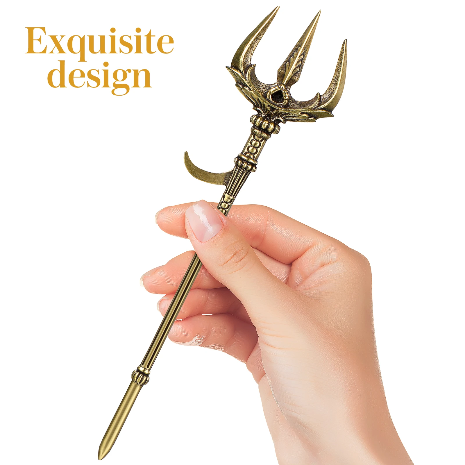 Retro Fork Decor Vintage Brass Trident Ornament For Home Office Desk Decorations Craft Home Decoration
Retro Fork Decor Vintage Brass Trident Ornament For Home Office Desk Decorations Craft Home Decoration