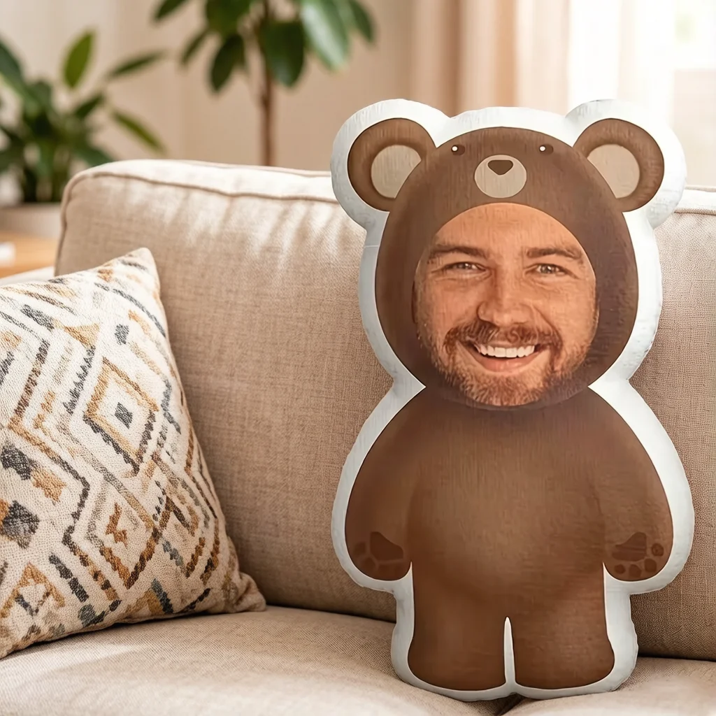 1Pc Customizable teddy bear plush pillow with zipper cushion, easy to maintain and versatile for home decoration
1Pc Customizable teddy bear plush pillow with zipper cushion, easy to maintain and versatile for home decoration