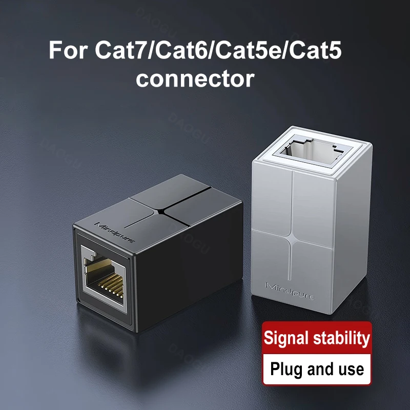 Cat 7, 6, 5, интерфейсный разъем RJ45, адаптер-удлинитель Ethernet, удлинитель сетевого кабеля, преобразователь для кабеля «мама-мама»
Cat 7, 6, 5, интерфейсный разъем RJ45, адаптер-удлинитель Ethernet, удлинитель сетевого кабеля, преобразователь для кабеля «мама-мама»