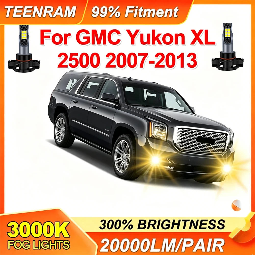 2PCS For GMC Yukon XL 2500 2007 2008 2009 2010 2011 2012 2013 Car LED Front Fog Driving Light Bulbs Lamps 5202 H16 Accessories
2PCS For GMC Yukon XL 2500 2007 2008 2009 2010 2011 2012 2013 Car LED Front Fog Driving Light Bulbs Lamps 5202 H16 Accessories