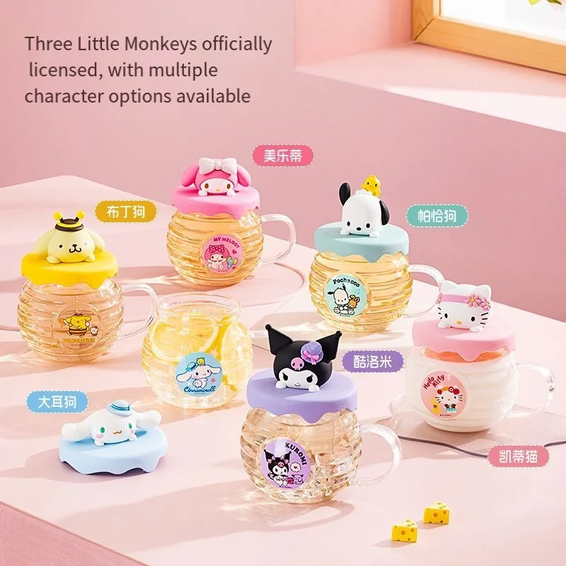 Sanrio Melody Honeypot Mini Cute with Lid Glass High Precision Juice Milk Drink Cartoon High Temperature Resistance Office Cup
Sanrio Melody Honeypot Mini Cute with Lid Glass High Precision Juice Milk Drink Cartoon High Temperature Resistance Office Cup