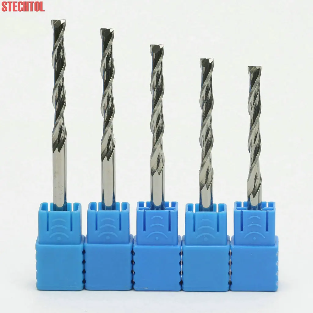 4mm 2 Flute MDF Milling Cutter Spiral Engraving Router Bit Tungsten Steel Carbide Endmill CNC Cutting Tool for Acrylic PVC 10pcs
4mm 2 Flute MDF Milling Cutter Spiral Engraving Router Bit Tungsten Steel Carbide Endmill CNC Cutting Tool for Acrylic PVC 10pcs