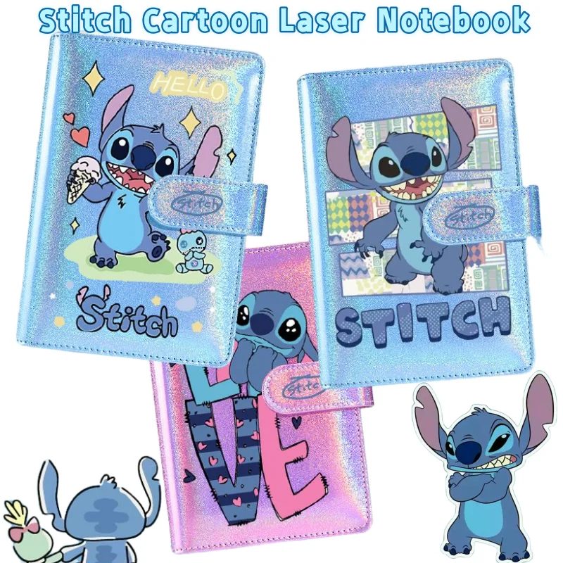 Милый лазерный блокнот Disney Stitch с героями мультфильмов, креативный кавайный студенческий съемный справочник с сердечками для девочек, канцелярские принадлежности, призы, оптовая продажа
Милый лазерный блокнот Disney Stitch с героями мультфильмов, креативный кавайный студенческий съемный справочник с сердечками для девочек, канцелярские принадлежности, призы, оптовая продажа