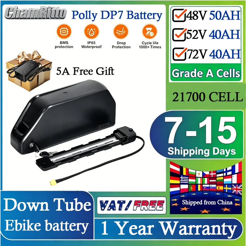 Hailong 48V cham rider 36V 60V 52v 45ah 60ah Battery Polly Dp7 E-bike 20 30ah 50ah 40 35ah 25 20ah Ebike 72v Battery 2000w 3000w
Hailong 48V cham rider 36V 60V 52v 45ah 60ah Battery Polly Dp7 E-bike 20 30ah 50ah 40 35ah 25 20ah Ebike 72v Battery 2000w 3000w
