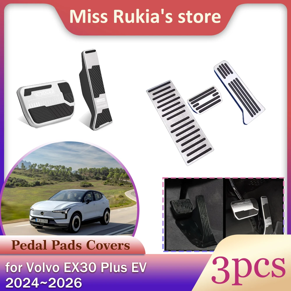 Gas Brake Rest Pedal for Volvo EX30 Plus EV 2024~2026 Rubber Anti-Slip Alloy No Drilling Footrest Foot Pedals Cover Accessorie
Gas Brake Rest Pedal for Volvo EX30 Plus EV 2024~2026 Rubber Anti-Slip Alloy No Drilling Footrest Foot Pedals Cover Accessorie
