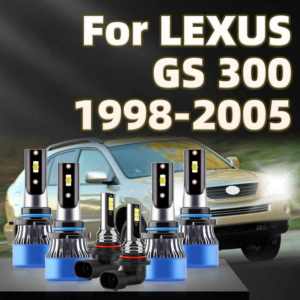 30000LM 9005 LED Headlight High Power 9006 9145 Car Light Kit For LEXUS GS 300 1998 1999 2000 2001 2002 2003 2004 2005
30000LM 9005 LED Headlight High Power 9006 9145 Car Light Kit For LEXUS GS 300 1998 1999 2000 2001 2002 2003 2004 2005