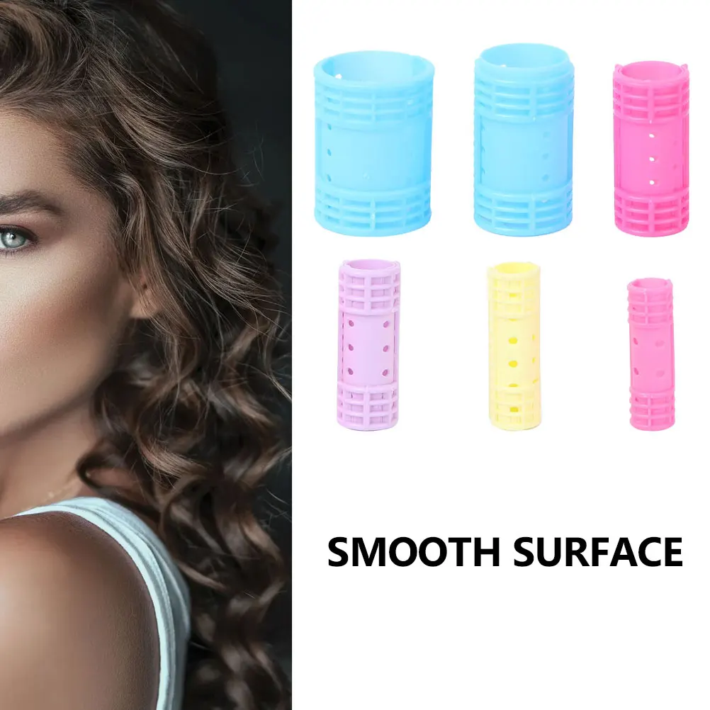 1 set Hair Curlers Plastic Volume Curls Styling Tools Lightweight Durable Salon Hairdressing DIY Curly Hairrollers
1 set Hair Curlers Plastic Volume Curls Styling Tools Lightweight Durable Salon Hairdressing DIY Curly Hairrollers