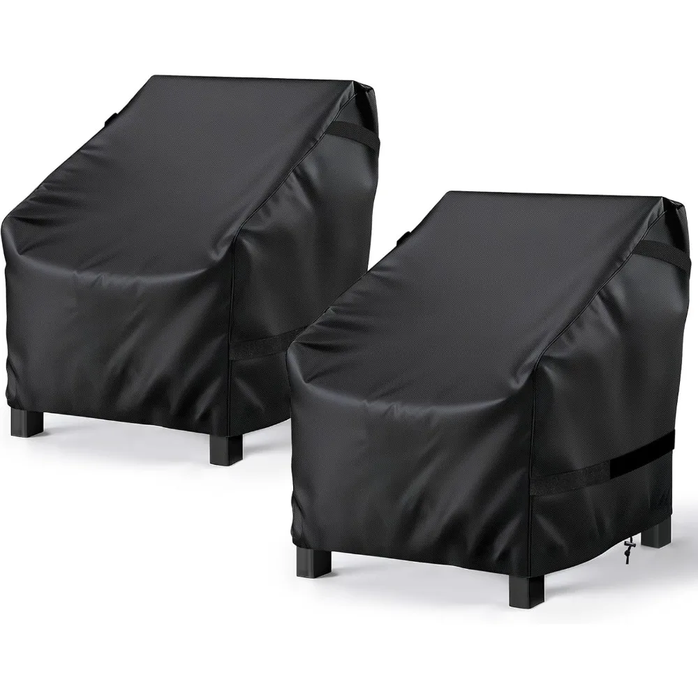 Outdoor Chair Covers 2 Pack Waterproof Windproof Dust UV Resistant 29x30x36 Inches Black
Outdoor Chair Covers 2 Pack Waterproof Windproof Dust UV Resistant 29x30x36 Inches Black