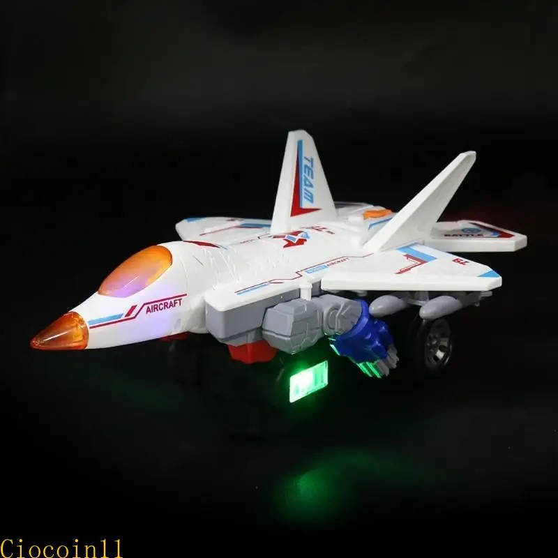 Y1UB Aircraft Toy for Kids with LED Lights and Sound Effects Popular Auto Deforming Robot Toy for Boys and Girls Ages 4 8
Y1UB Aircraft Toy for Kids with LED Lights and Sound Effects Popular Auto Deforming Robot Toy for Boys and Girls Ages 4 8