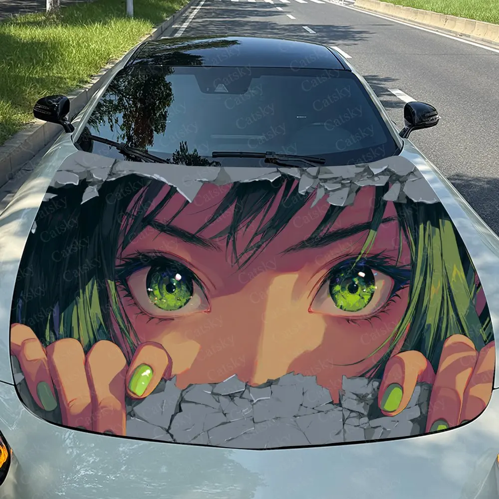 Fingertip Touch Manga Girl Car Vinyl Wrap, PVC Waterproof Car Hood Sticker, Self-Adhesive Scratch-Resistant Stickers
Fingertip Touch Manga Girl Car Vinyl Wrap, PVC Waterproof Car Hood Sticker, Self-Adhesive Scratch-Resistant Stickers
