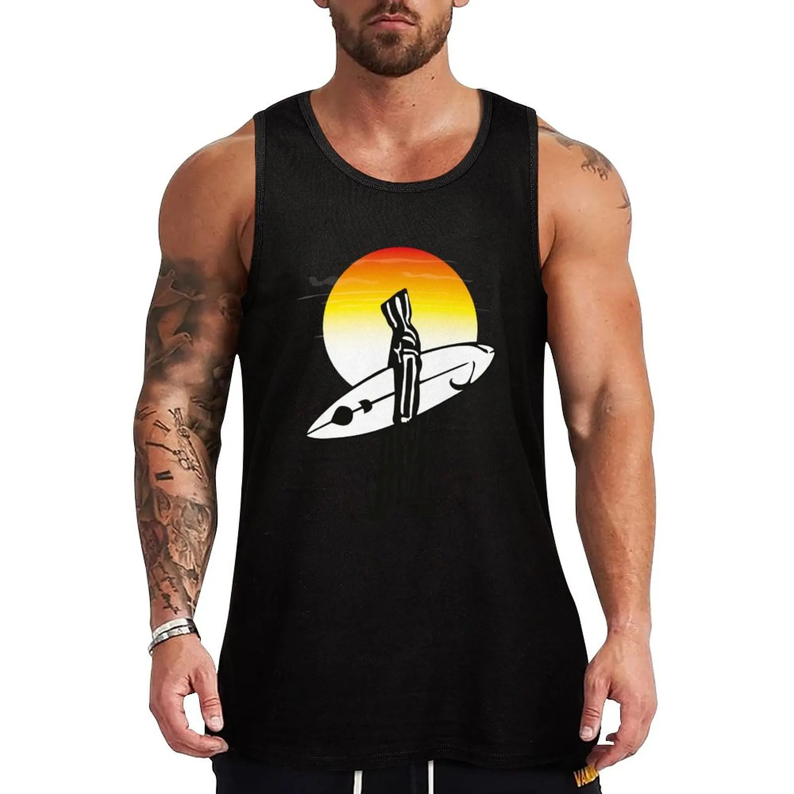 Surfer Man Djellaba funny sports Tank Top clothes for men gym training accessories sleeveless gym shirts male Men's gym clothing
Surfer Man Djellaba funny sports Tank Top clothes for men gym training accessories sleeveless gym shirts male Men's gym clothing