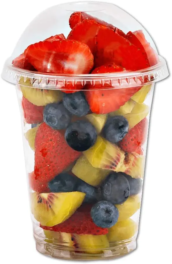 12 oz Clear Plastic Cups with Dome Lids - 30 Sets PET Disposable Dessert Cups for Ice Cream, Coffee, Cupcake, Fruit, Party
12 oz Clear Plastic Cups with Dome Lids - 30 Sets PET Disposable Dessert Cups for Ice Cream, Coffee, Cupcake, Fruit, Party