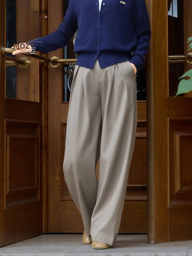 Muzhi Mom Summer Thin Straight Leg Wide Leg Pants Midlife Women's Casual Suit Long Pants Middleaged And Elderly Fashion
Muzhi Mom Summer Thin Straight Leg Wide Leg Pants Midlife Women's Casual Suit Long Pants Middleaged And Elderly Fashion