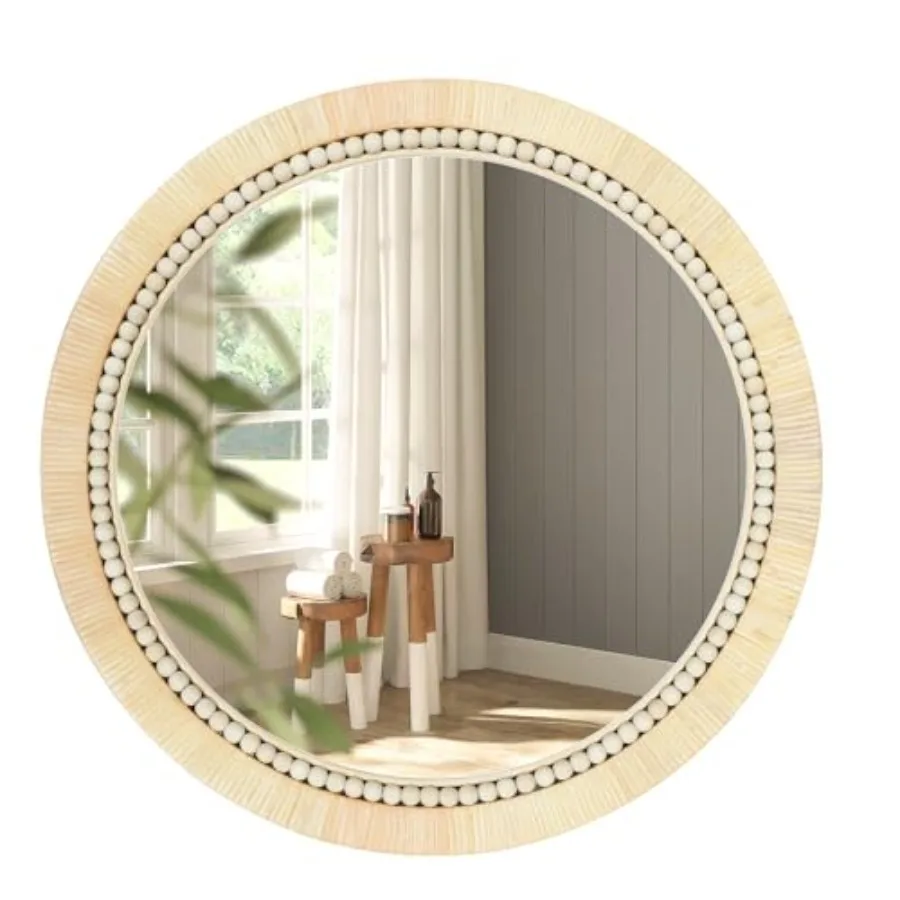 Rattan Wicker Mirror for Bathroom, 24 Inch Boho Woven Decorative for Wall, Rustic Farmhouse Vanity Mirror, Rattan Mirrors for L
Rattan Wicker Mirror for Bathroom, 24 Inch Boho Woven Decorative for Wall, Rustic Farmhouse Vanity Mirror, Rattan Mirrors for L