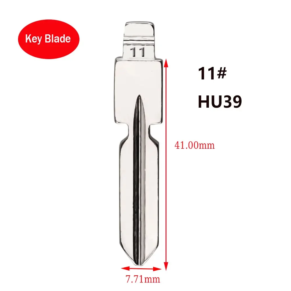 10pcs 11# HU39 Metal Uncut Blank KD Remote Key Blade for Mercedes Benz W168 W124 W202 W210 W211 W203 for Keydiy Xhorse Key Blank
10pcs 11# HU39 Metal Uncut Blank KD Remote Key Blade for Mercedes Benz W168 W124 W202 W210 W211 W203 for Keydiy Xhorse Key Blank