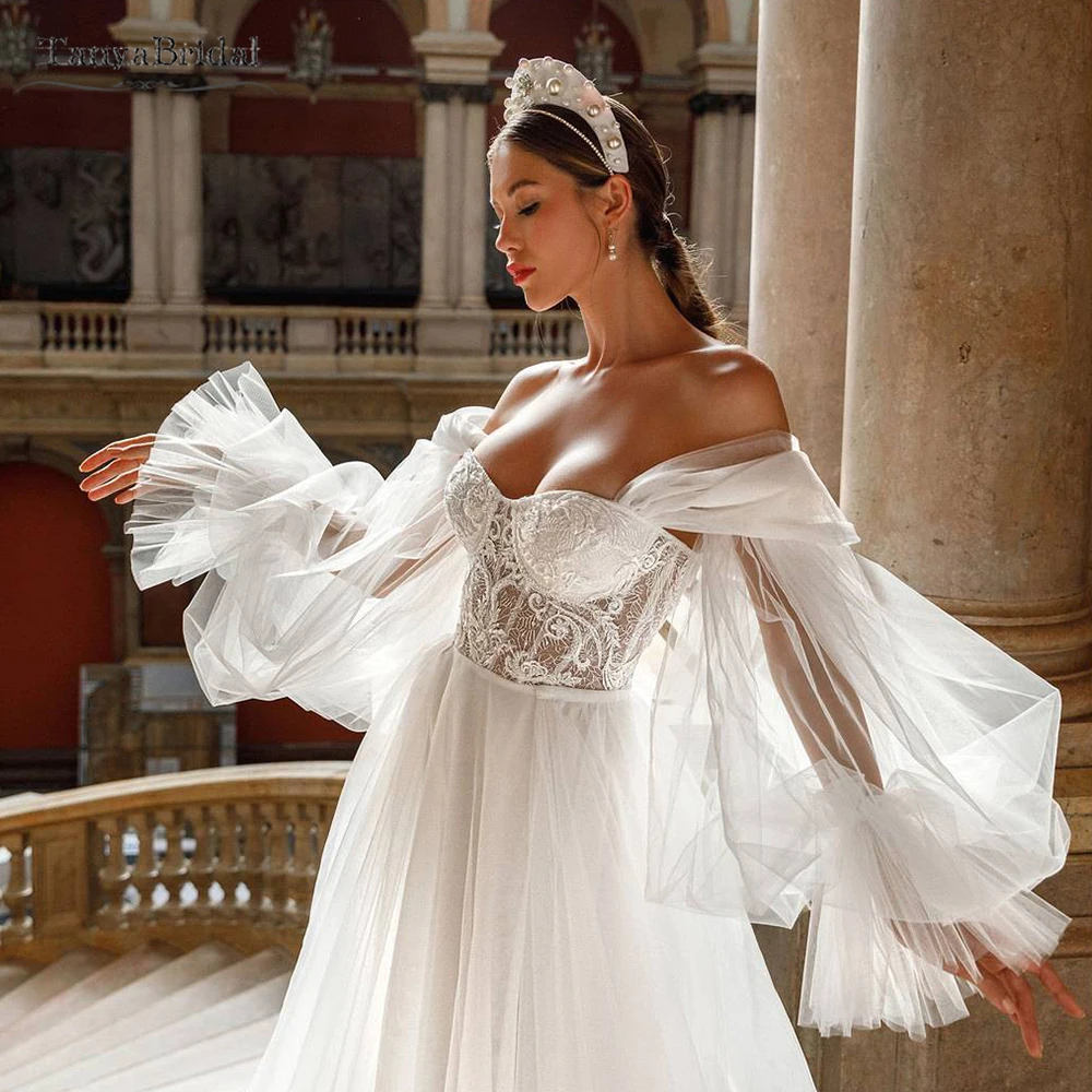 Exaggerated Tulle Puff Long Sleeves Detachable Wedding Sleeve Women Party Gloves Accessories Chic Not Include Dress DG161
Exaggerated Tulle Puff Long Sleeves Detachable Wedding Sleeve Women Party Gloves Accessories Chic Not Include Dress DG161