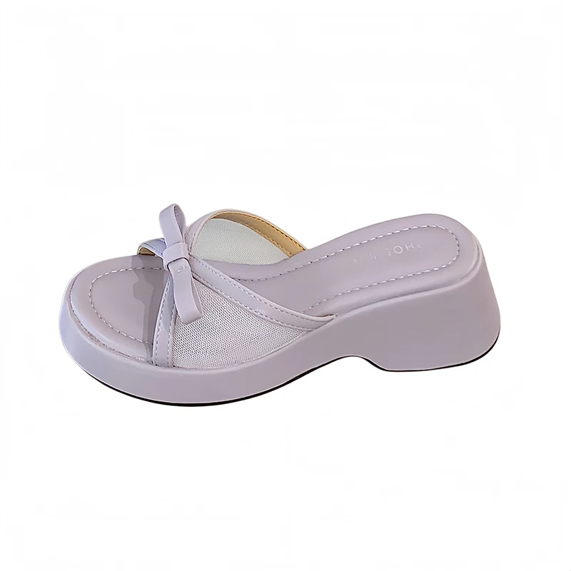 Women Slipper White Mesh Block Heels Sandals Summer Black Polka Dots Platform Shoes Purple High Heels Ladies Slippers
Women Slipper White Mesh Block Heels Sandals Summer Black Polka Dots Platform Shoes Purple High Heels Ladies Slippers