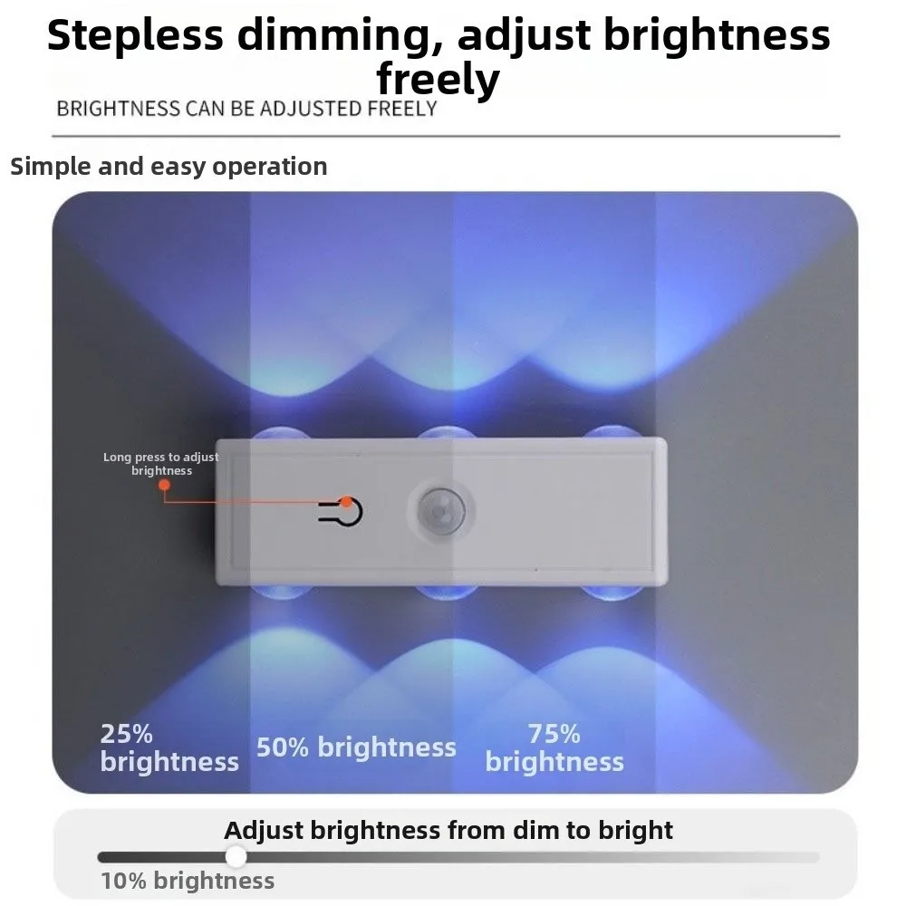 3 colors / RGB Motion Sensor Wall Light USB Rechargeable Dimmable Rechargeable Night Light Magnetic Smart Sensor
3 colors / RGB Motion Sensor Wall Light USB Rechargeable Dimmable Rechargeable Night Light Magnetic Smart Sensor