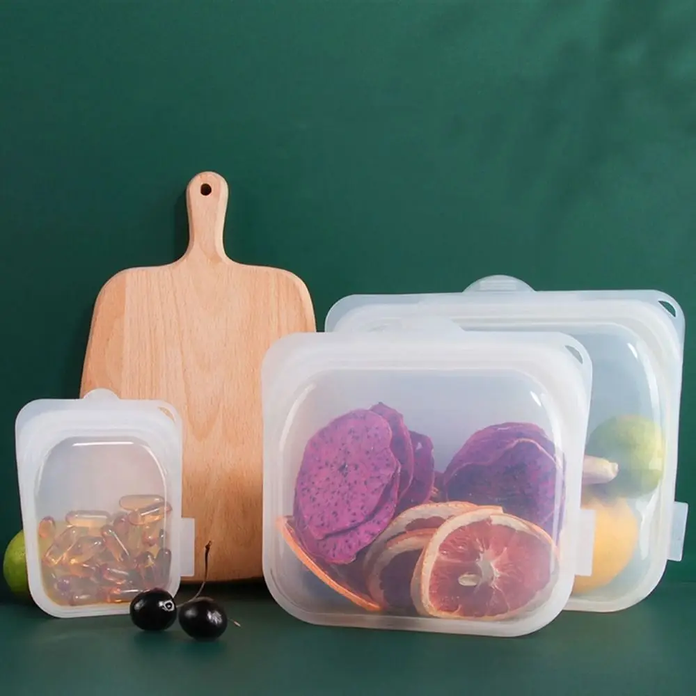 Food-Grade Silicone Food Storage Bag Airtight Reusable Freezer Bag Heat Resistant Fresh-keeping Freezer Food Container Vegetable
Food-Grade Silicone Food Storage Bag Airtight Reusable Freezer Bag Heat Resistant Fresh-keeping Freezer Food Container Vegetable