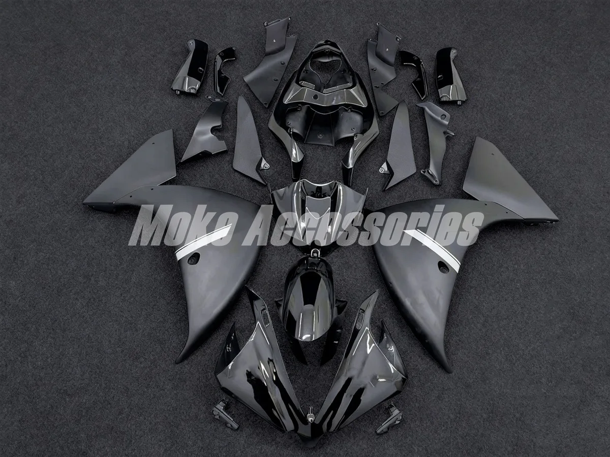 Комплект обтекателей для YZF R1 2012 2013 2014, высококачественный комплект кузовных деталей из ABS-пластика, новый, матовый черный/белый цвет.
Комплект обтекателей для YZF R1 2012 2013 2014, высококачественный комплект кузовных деталей из ABS-пластика, новый, матовый черный/белый цвет.