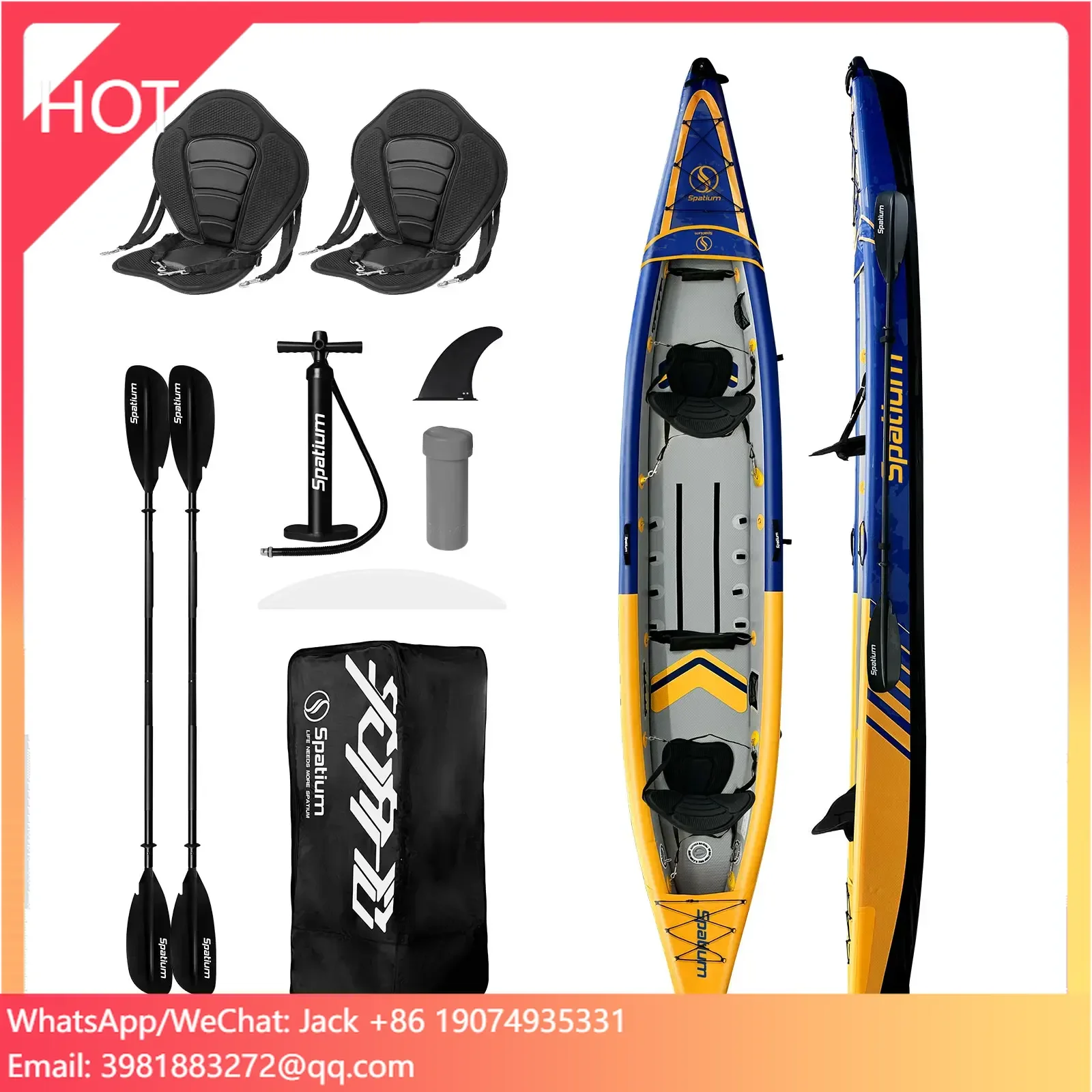 Favorite New Style Portable Detachable Sea Drop Stitch Inflatable Kayak Fishing Boat 2 Seater 1 Person Rowing Kayak For Sale
Favorite New Style Portable Detachable Sea Drop Stitch Inflatable Kayak Fishing Boat 2 Seater 1 Person Rowing Kayak For Sale