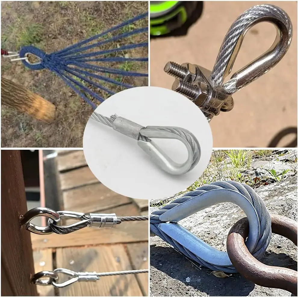 4pcs 1/2" Wire Rope Chain Thimble for Boat Rigging Anchor Boat Terminating Splicing 12mm M12 316 Stainless Boats Accessories
4pcs 1/2" Wire Rope Chain Thimble for Boat Rigging Anchor Boat Terminating Splicing 12mm M12 316 Stainless Boats Accessories